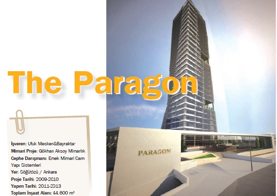 the paragon is at çatı&cephe magazine on june-july/2012.